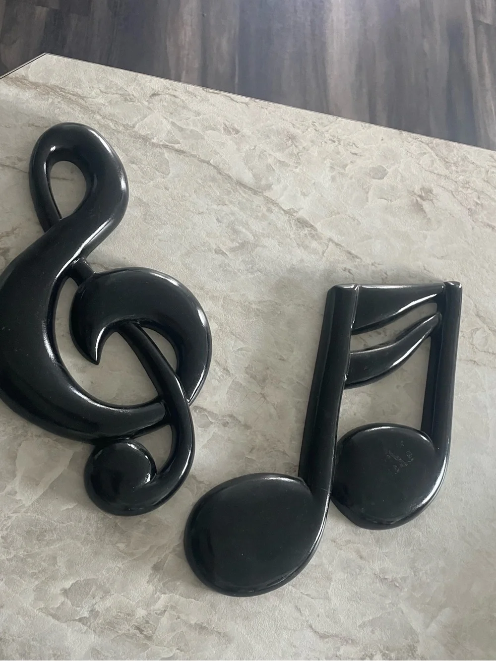 Black Musical Note Wall Decor Set - Home Wall Art